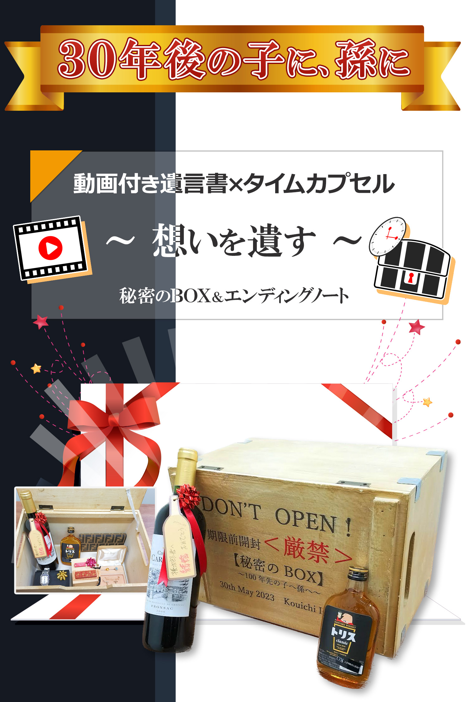 秘密のBOXであなたの想いを伝えよう