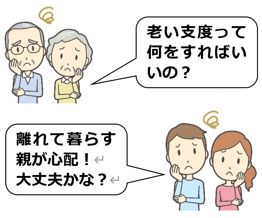 老い支度についての不安